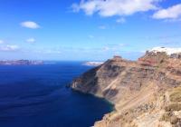 costa isola Santorini Grecia paesaggio